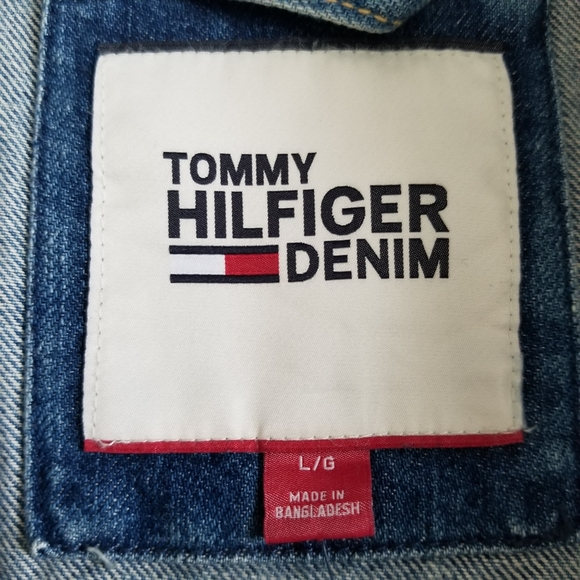 🆕️ Rare Tommy Hilfiger Denim Jean Jacket - Picture 6 of 7